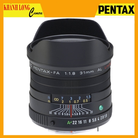 Ống Kính Pentax FA 31mm F/1.8 Limited (black) - Chính hãng