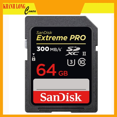 THẺ NHỚ SDXC SANDISK EXTREME PRO 64GB 300MB/S