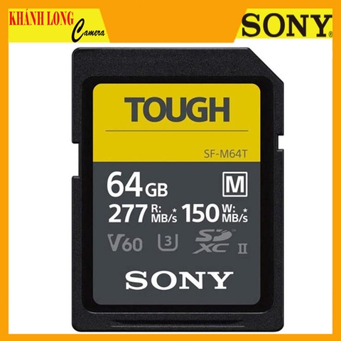 Thẻ nhớ Sony 64GB SDXC SF-M series TOUGH UHS-II 277/150MB/s