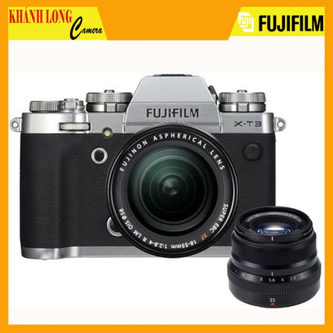 Fujifilm X-T3 KIT 18-55 + XF 35MM F2 - Chính hãng