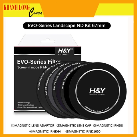 (H&Y) HD EVO-Series Magnetic Landscape IRND8 / IRND64 / IRND1000 Filter Kit