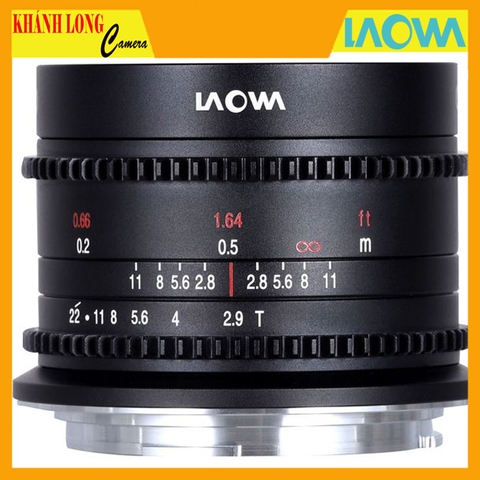 Laowa 9mm T2.9 Zero-D Cine - BH 36 Tháng