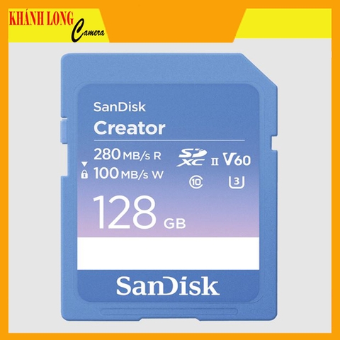 Thẻ nhớ SDXC SanDisk Creator V60 U3 C10 UHS-II 280MB/s 128GB / 256GB / 512GB