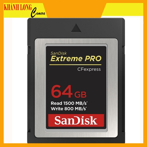 Thẻ nhớ CFexpress 64GB 1500MB/s SanDisk Extreme PRO Type B (Hàng Chính Hãng)