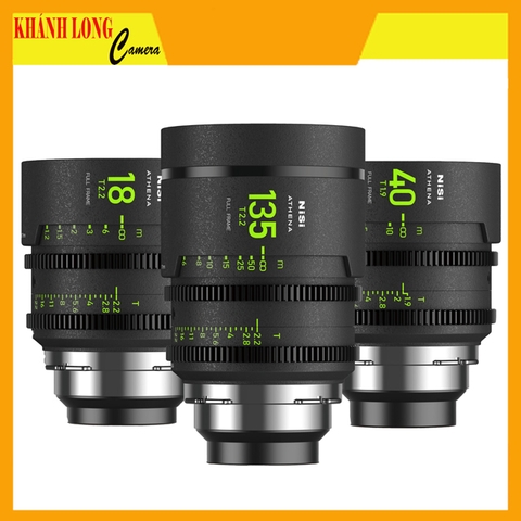 NiSi ATHENA PRIME T2.2/1.9 Full Frame 3-Lens Add-On Kit - Chính Hãng