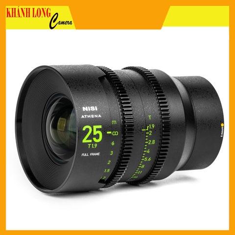 NISI ATHENA Prime 25mm T1.9 Full-Frame Lens - Chính Hãng