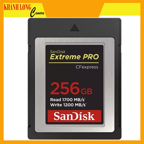 Thẻ nhớ CFexpress 2.0 SanDisk Extreme Pro 256GB Type B SDCFE-256G-GN4IN