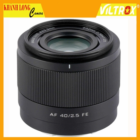Viltrox AF 40mm f/2.5 Fullframe for Sony E - Chính Hãng