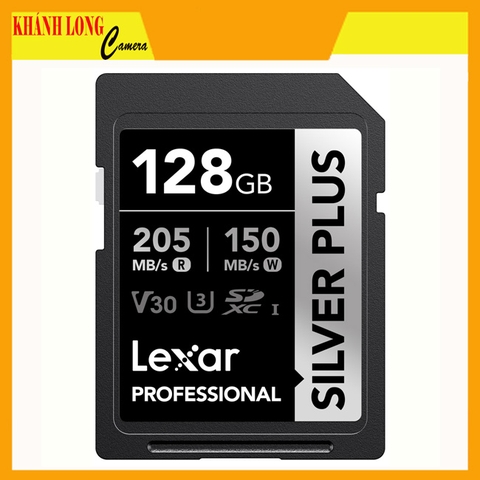 Thẻ nhớ Lexar 128GB Professional SILVER PLUS UHS-I SDXC Card V30