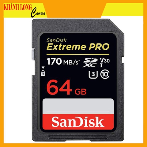 SanDisk SDXC Extreme Pro U3 V30 1133x 64GB 170MB/s