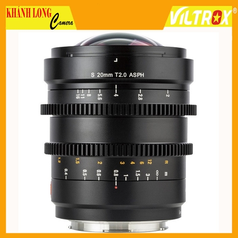 Ống kính Viltrox S 20mm T2.0 Cine (Sony E) - chính hãng
