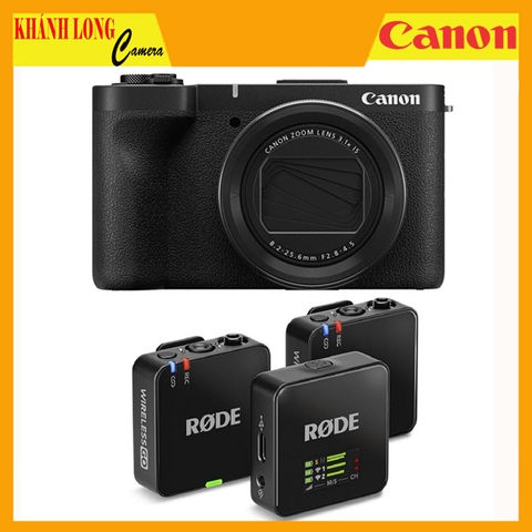 Canon PowerShot V1 + Rode Wireless Go III - Chính Hãng