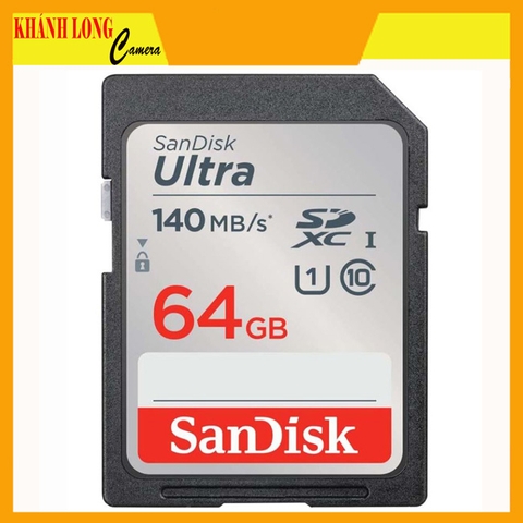 Thẻ nhớ SDXC SanDisk Ultra 64GB 140MB/s