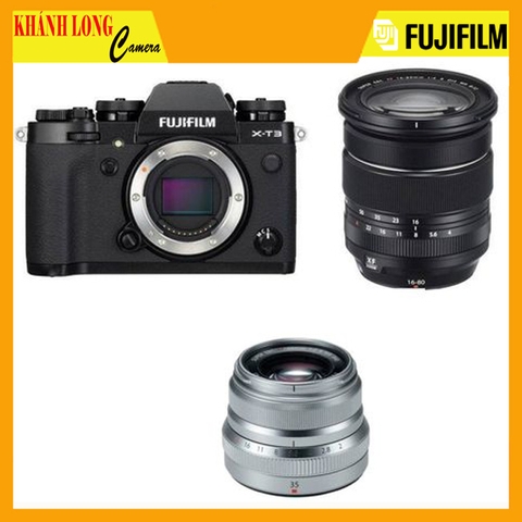 Fujifilm X-T3 KIT 16-80 + XF 35MM F2 - Chính hãng