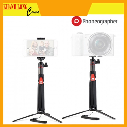 Gậy quay tiktok, Selfie, livestream Phoneographer Carbon SC1 - Tripod điện thoại