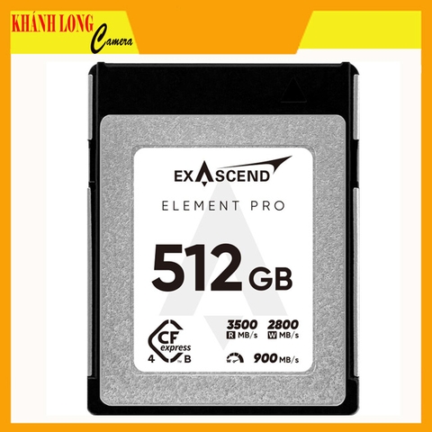 Thẻ nhớ Exascend 512GB Element Pro CFexpress 4.0 Type B
