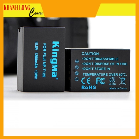 PIN MÁY ẢNH KINGMA CHO FUJIFILM NP-T125