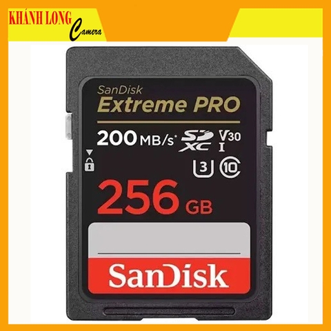 Thẻ nhớ SanDisk Extreme Pro U3 V30 256GB 200MB/s