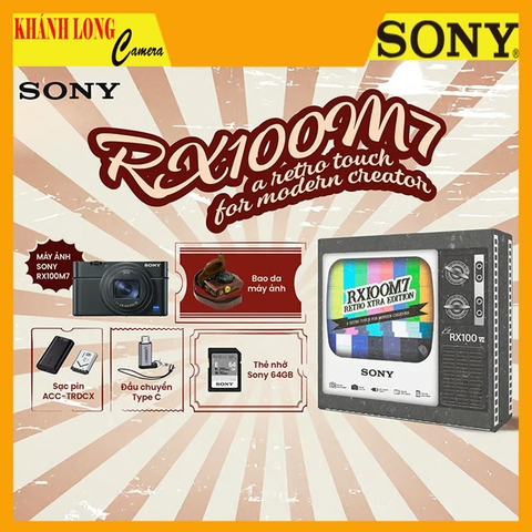 Sony CyberShot DSC-RX100VII Retro Xtra Edition - Chính Hãng