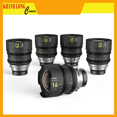 NISI ATHENA Prime T2.4/1.9 Full-Frame 5-Lens Kit - Chính Hãng