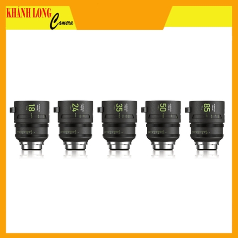 NISI AUREUS PRIME T1.4 Cinema 5-Lens KIT (ARRI PL) - Chính Hãng