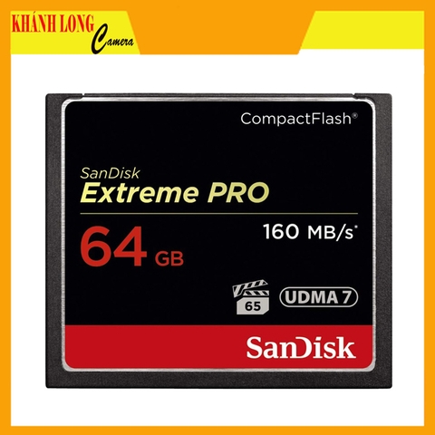 Thẻ nhớ CompactFlash (CF) SanDisk Extreme Pro 64GB / 128GB 1067X upto 160MB/s