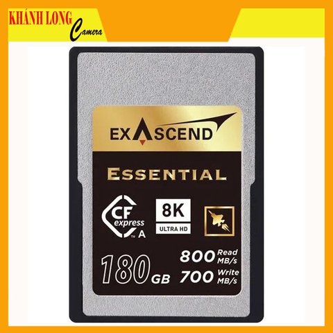 Thẻ nhớ EXACEND 180GB CFEXPRESS TYPE A(Essential R: 800 MB/s W: 550 MB/s)