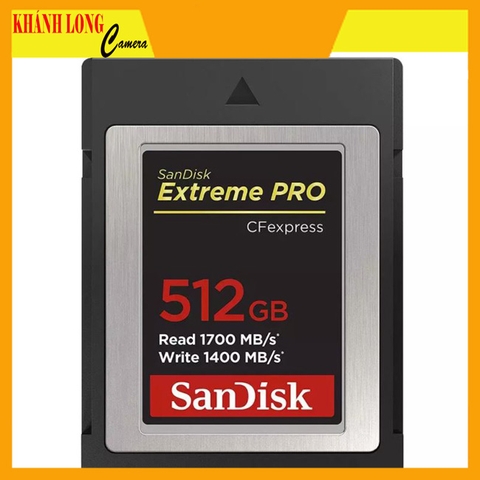 Thẻ nhớ CFexpress 2.0 SanDisk Extreme Pro 512GB Type B SDCFE-512G-GN4IN