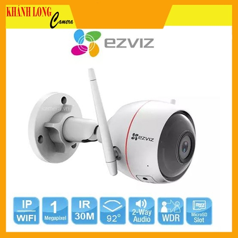 Camera Wifi ngoài 1MP EZVIZ C3W 720P