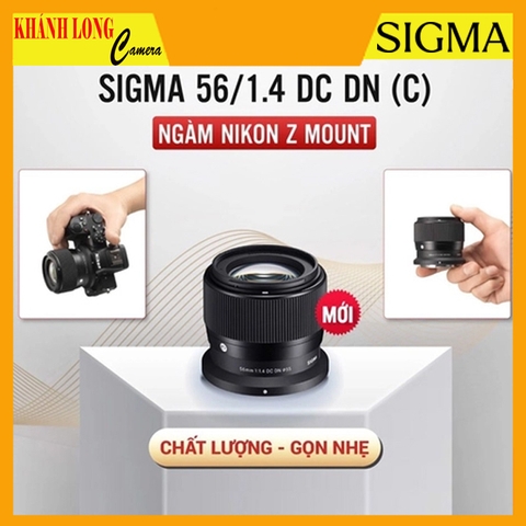Sigma 56mm f/1.4 DC DN for Nikon Z-Mount - BH 24 Tháng