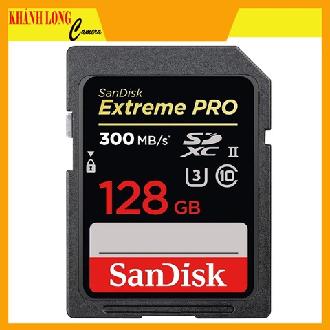 Thẻ nhớ SDXC SanDisk Extreme Pro UHS-II U3 128GB 300MB/s SDSDXDK-128G-GN4IN