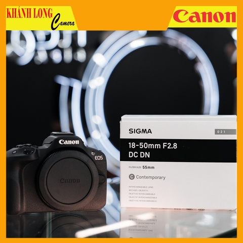 Canon EOS R50 + Sigma 18-50mm F2.8 - Chính Hãng