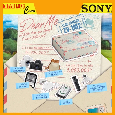 Bộ sản phẩm Sony ZV-1 II Dear Me Edition - Chính Hãng