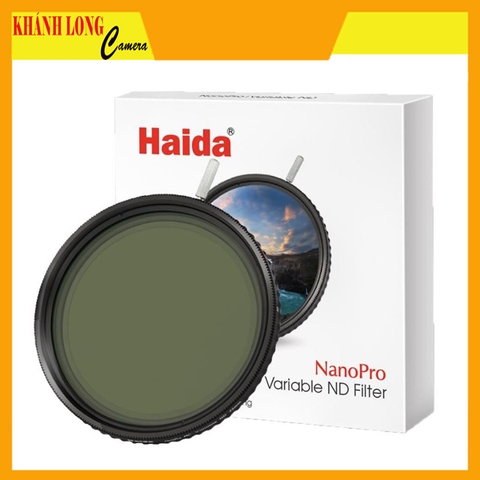 (Filter) Kính lọc Haida NanoPro Variable ND Filter 67mm/ 72mm/ 77mm/ 82mm