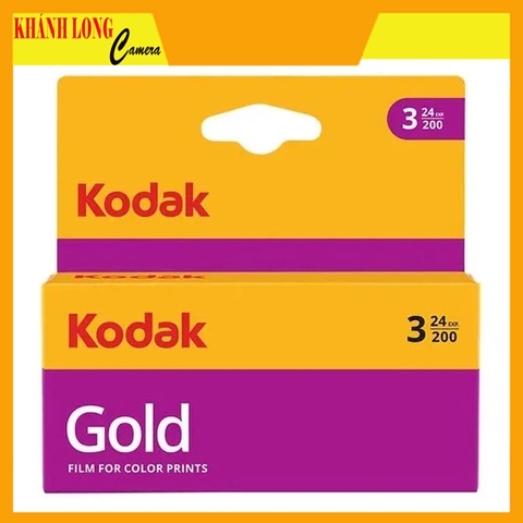 Hộp Film Kodak Gold GB 200 135 24 Exp (Hộp 3 cuộn)