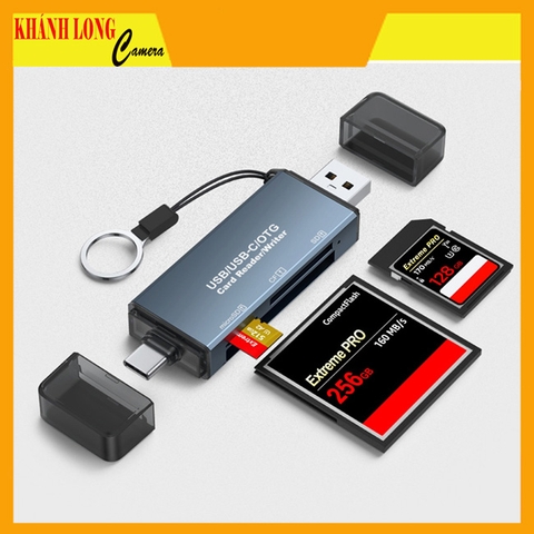 Đọc thẻ nhớ CF SD MicroSD TF đa năng tốc độ cao