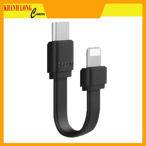 Dây sạc ngắn Eloop S10L Type-C to Lightning 8cm