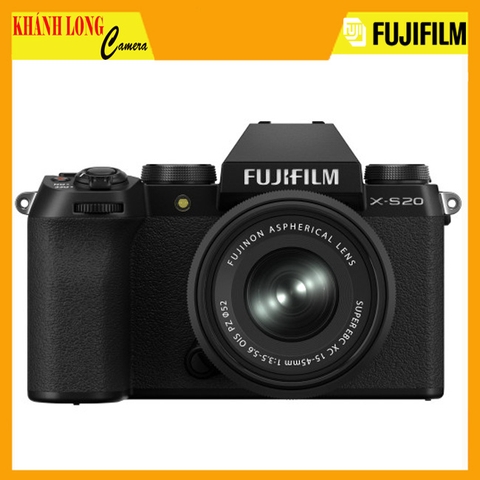 Fujifilm X-S20 + Lens XC 15-45mm F/3.5-5.6 - Mới 100%