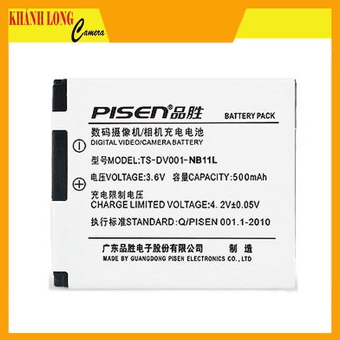 PIN MÁY ẢNH PISEN CANON NB-11L