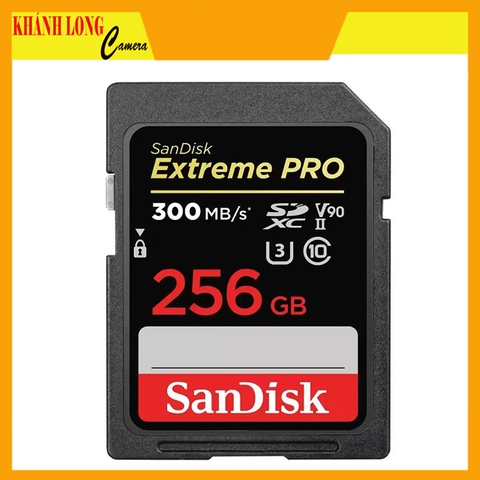Thẻ nhớ SDXC SanDisk Extreme PRO UHS-II ( V90 ) 256GB 300MB/260MB/s