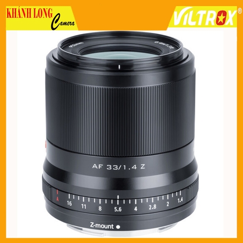 Viltrox AF 33mm f/1.4 Z Lens for Nikon Z (Black) - chính hãng