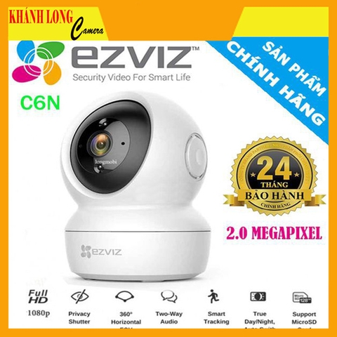 Camera Wifi 360 EZVIZ C6N 1080P