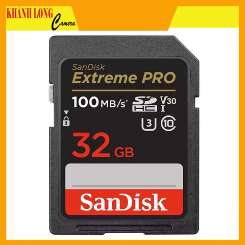 Thẻ nhớ SDHC SanDisk Extreme Pro U3 V30 32GB 100MB/s