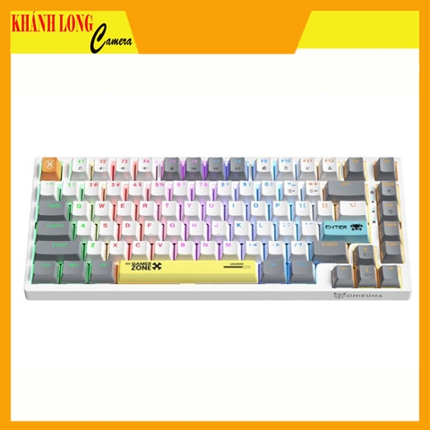 Bàn phím cơ ONIKUMA G58 Gaming có dây – Hot Swappable, 82 phím RGB