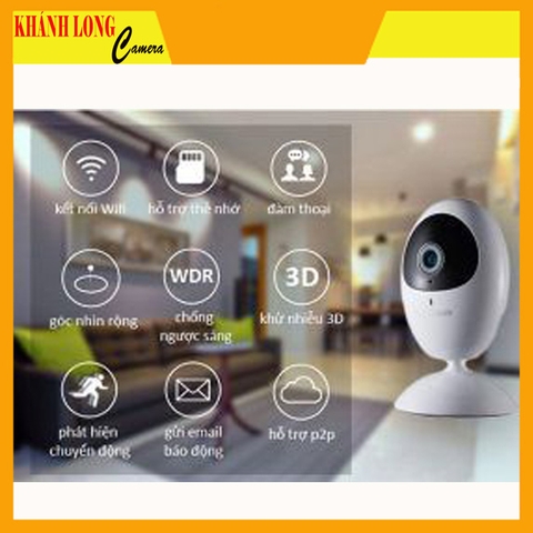 Camera IP Cube Wifi 1MP HIKVISION DS-2CV2U01EFD-IW