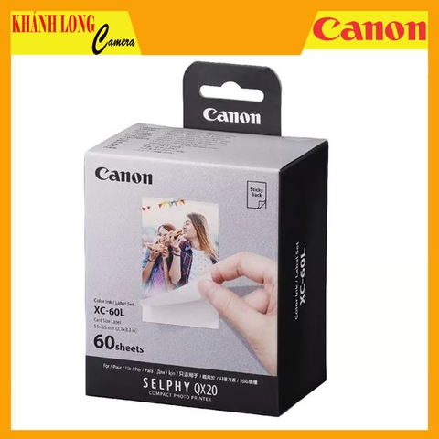 Giấy và mực in ảnh Canon XC-60L - Chính Hãng