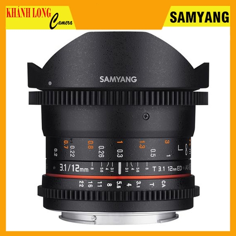 Samyang 12mm T3.1 VDSLR Fisheye - Chính hãng