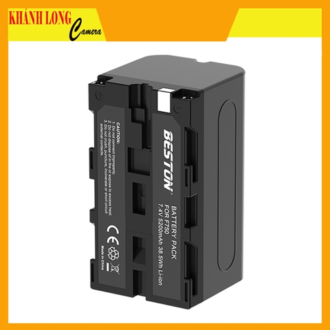 Pin Beston NP-F750 dùng cho máy ảnh, máy quay Sony dung lượng 5200mAh