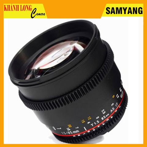 Samyang 85mm T1.5 VDSLR II For Canon - Chính hãng