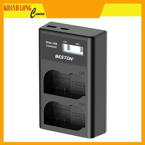 Bộ sạc pin Beston EN-EL15 dùng cho các dòng pin EL15 của Nikon